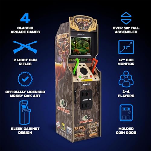 ARCADE1UP Big Buck Hunter Mossy Oak Deluxe Arcade Machine