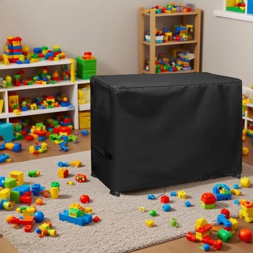 Multi-Game Table Cover for Best Choice 13-in-1 and 10-in-1 Combo Game Table Set,Tabletop Pinball Cover for Kids,Dust Covers for Teen Boy Room Decor,50"x43"x32" - size: 50"L x 43"D x 32"H