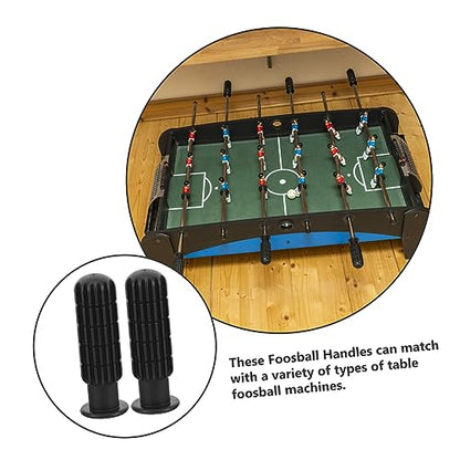 Abaodam 1Pair Durable Foosball Handles Replacement Ergonomic Grips for Tabletop Soccer Game Lightweight Easy to Install Compatible with Various Foosball Tables Enhance Your Game