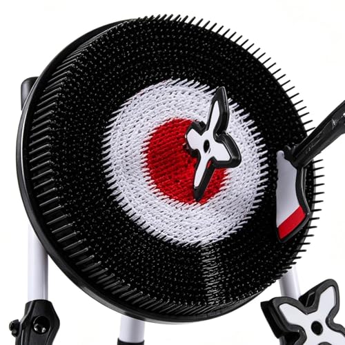 Axe Throwing Game for Backyard - Foam Target Set, Safe Outdoor Toss Toy with Strong Adhesion, Sticky Hook Loop Board, Family Lawn Activity, Soft Hatchet Game for Fun Social Interaction