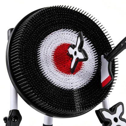 Axe Throwing Game for Backyard - Foam Target Set, Safe Outdoor Toss Toy with Strong Adhesion, Sticky Hook Loop Board, Family Lawn Activity, Soft Hatchet Game for Fun Social Interaction