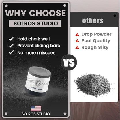 SOLROS Billiards Cue Chalk - High Performance Pure Round Pro Chalk | Color：Blue，3PCS，Low Dust & Long Lasting，Ready to Usez，Smooth Control，for Any Venue - color: Gray