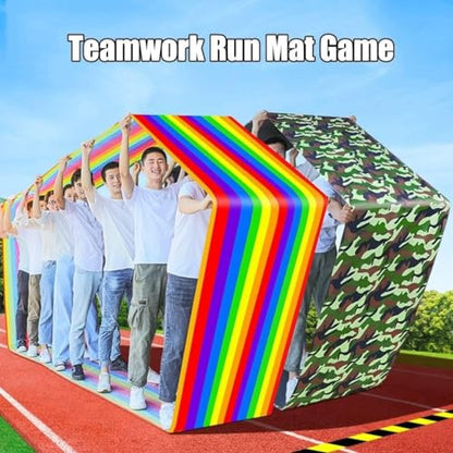 Teamwork Games Adult Kids Playing Run Mat Indoor Outdoor Game Rolling Mat - size: Kids-6M
