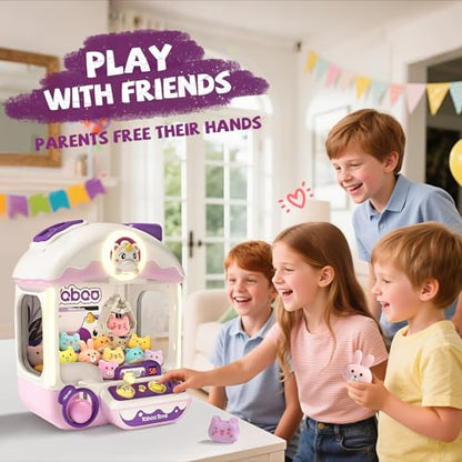 Large Claw Machine for Kids Unicorns, Vending Machine Toys for Girls 5 6 7 8 Year Old, Candy and Prize Electronic Dispenser Game Ages 5-7 6-8, Birthday Gift for 3 4 5 6 Year Old - style: Unicorns