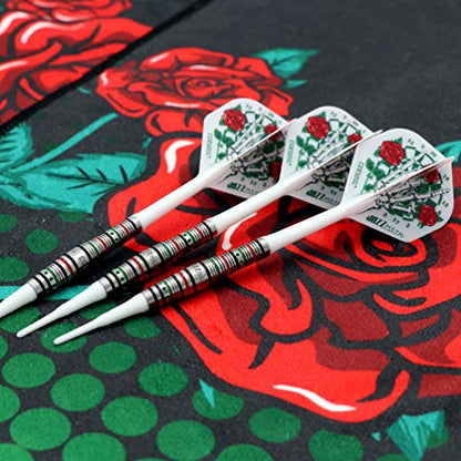CUESOUL Soft Tip Darts Set Plastic Tip with Dart Case - color: 19g-Tungsten-Torpedo Shape