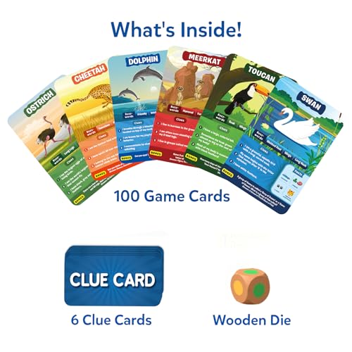 Skillmatics Guess in 10 Animals Megapack, Perfect for Boys, Girls, Kids, Teens, Adults Who Love Animal Card Games, Trivia, Travel Games, Gifts for Ages 6, 7, 8, 9, 10, and Up - style: 9. Animal Planet Mega Pack