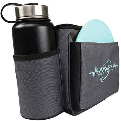MVP Disc Sports Cell Disc Golf Starter Bag (Choose Your Favorite Color) - color: Gray/Aqua