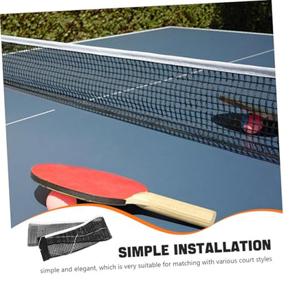 KOMBIUDA Retractable Table Tennis Net with Sturdy Grip Holder Portable Black Design for Training and Matches Suitable for Adults and Boy Girl Versatile Use at Home Outdoors