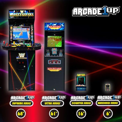 Arcade Classics - Atari Tempest Counter Series Game Machine, 5 Games, 8" Liquid Crystal Screen - Mini Cabinet, Portable Gaming, Retro, Countertop Console, Basement Decoration, Man Cave - style: Tempest Counter Series