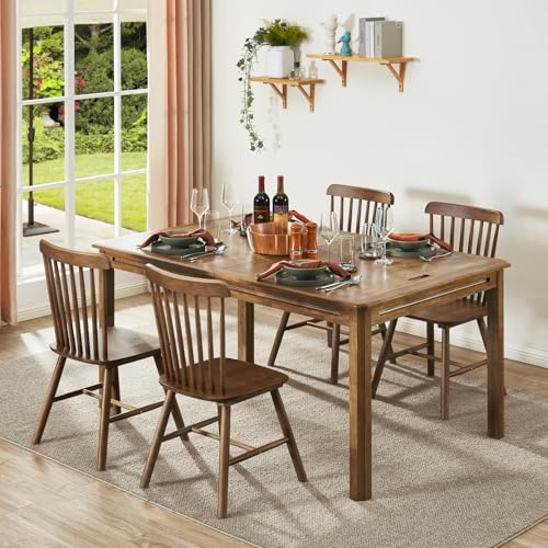 Board Game Table with Removable Table Top, Seats 4 to 6 Players with 57in x 33in Play Area, Includes Play Mat, Detachable Cup Holders and Dice Trays, Minimal Assembly Required - color: Warm Walnut