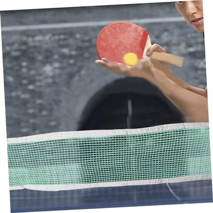 Happyyami Thickened Table Tennis Net for Boys and Girls Portable Indoor/Outdoor Tennis Net Adjustable Height for Backyard Games