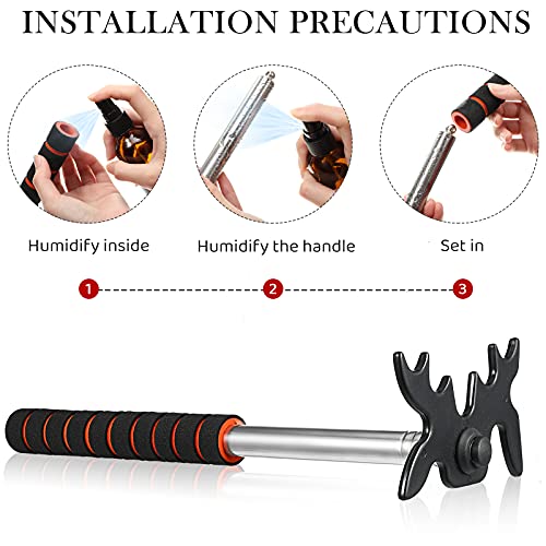 Skylety Retractable Billiard Cue Stick Bridge with Bridge Head, Snooker Set Billiard Pool Cue Accessory for Pool Table