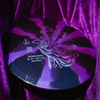 Yikun PDGA Disc Golf Distance Driver 170-175g Glaze Line xihe Perfect for Outdoor Games and Competition