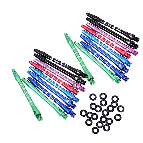 Garneck 1set Aluminum Alloy Dart Shafts Lightweight Metal Dart Rods and Easy to Install for Enhanced Control