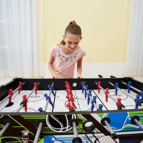 MD Sports 48" 12-in-1 Multi-Game Combo Table w/Air Hockey, Basketball, Foosball & More