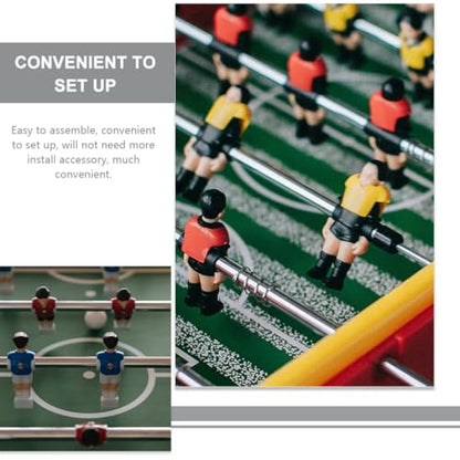Foosball Table Rod Replacement 2 Pcs Table Soccer Rods for Soccer Machine Accessory Metal Pole for Home Game Room Easy Replace Handle