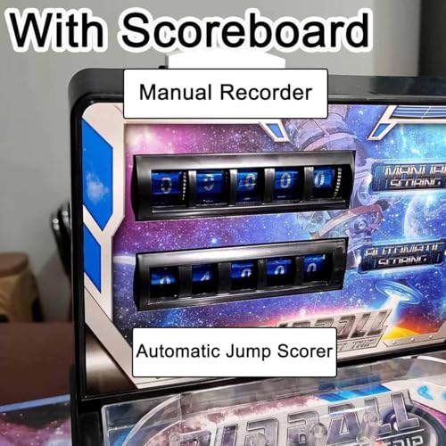 Desktop Pinball Machine for Kids, Retro Arcade Electronic Arcade Mini Pinball Game for Home, Classic Pinball Gifts Toy with Light Music Scoreboard