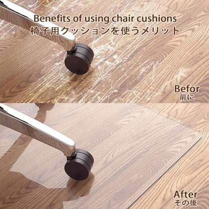 New Chair Mat for Gaming Chairs Floor Protector Mat for Office Clear Table Cover for Dresser Multi Purpose Grime Proof Easy to Cut Scratch Proof Thickness 0.04in(12x16in) - size: 12x16in