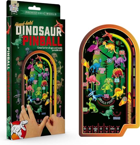 Dinosaur Pinball Game Retro Handheld Mini Pinball Machine