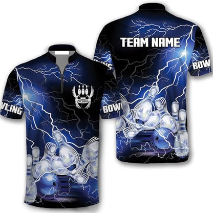 GABITA Personalized Bowling Jerseys for Men, Custom Bowling Polo Shirt, Bowling Shirts Gift for Bowler Team Player - color: A41