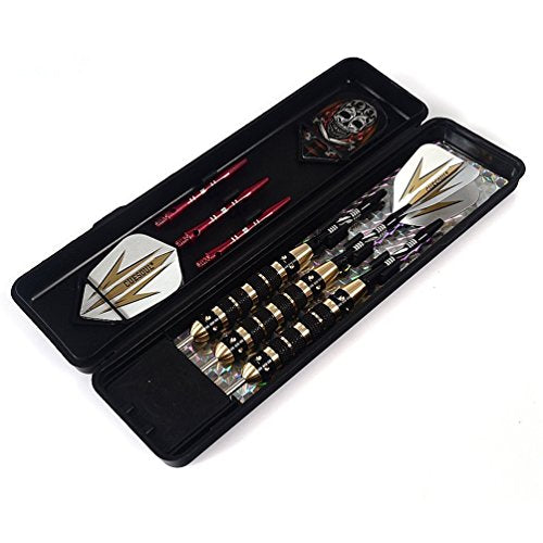 CUESOUL 20/21/22/23/26 Grams Steel Tip Darts - Black Coating Brass Barrels - color: F1307-02-20g