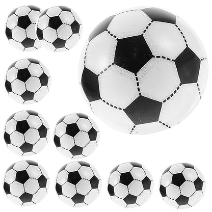 10pcs Injection Small Footballs Foosball Table Balls Mini Sports Balls Boys and Girls Soccer Game Foosball Accessories