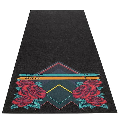 Pig Home Solutions Color Burst Design Self-Sticking Dart Mat - style: Rose
