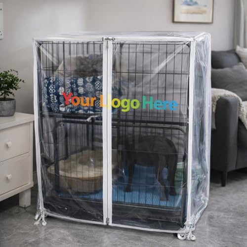 Custom Size Dust Cover - Clear Waterproof Protective Cover with Zipper & Drawstring, Heavy Duty, Transparent Design for Equipment, Furniture & Shelving