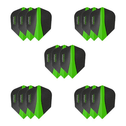 Harrows Retina | Premium Extra Strong 100 Micron Dart Flights in Standard Shape … - color: Green