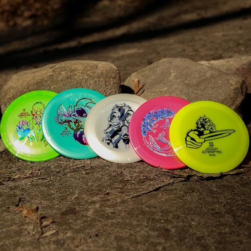 Mini Big Z Disc Golf Set | Five Mini Discs | Made for Fun, Marking, and Collecting (Colors and Foils Will Vary)