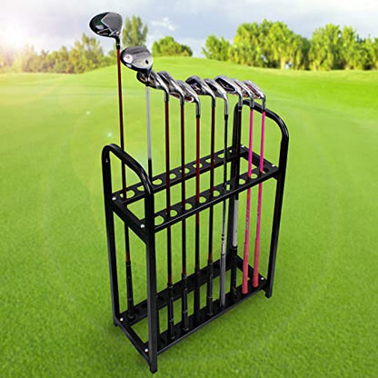 Crestgolf Acrylic Golf Club Organizers Golf Club Display Golf Putter Rack (18-hole) - color: 18-hole