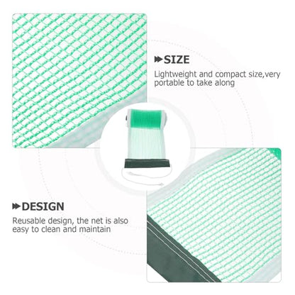 Indoor Table Tennis Net Lightweight Foldable Mesh Sports Net for Any Flat Surface Easy to Install Thickened PE Material for Family Ball Games