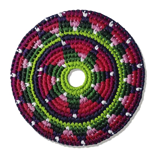 Buena Onda Indoor Flying Disc - 7'' Flexible Sport Disc for Indoor and Outdoor Play - Amazing Handmade Quality from Guatamala - Pocket Discs are Played in Over 20 Family Fun Games - style: K’iche