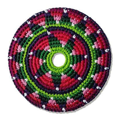 Buena Onda Indoor Flying Disc - 7'' Flexible Sport Disc for Indoor and Outdoor Play - Amazing Handmade Quality from Guatamala - Pocket Discs are Played in Over 20 Family Fun Games - style: K’iche