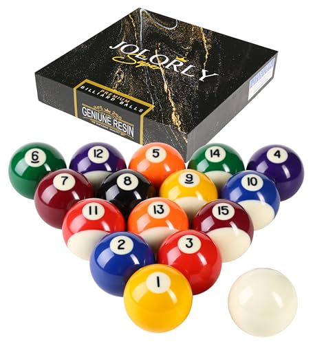 Pool Balls Billiard Set – 2-1/4" Regulation Size, 6 oz Professional Weight, AAA Grade Pure Resin, Pool Table Balls for Tournament, Bar, Game Room & Gifts - style: Classic