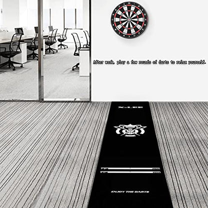 WL&ALLEN Professional and Cool Dart Mat Non Slip - color: black