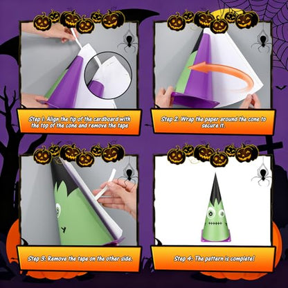 Soulchen 36 Pcs Carnival Games Set 3 in 1 Soft Plastic Cones Cornhole Bean Bags Ring Can Toss Carnival Games Combo for Adults Birthday Party Field Indoor Outdoor Supplies - style: Cute Little Ghost