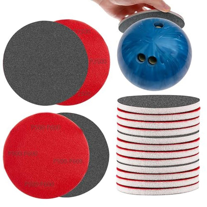 12 PCS Bowling Ball Sanding Pads, Bowling Sanding Pads Polishing Cleaning Kit, Bowling Ball Polish Pad 400, 500~600, 800~1000, 1200~1500, 2000, 2500, 3000, 5000