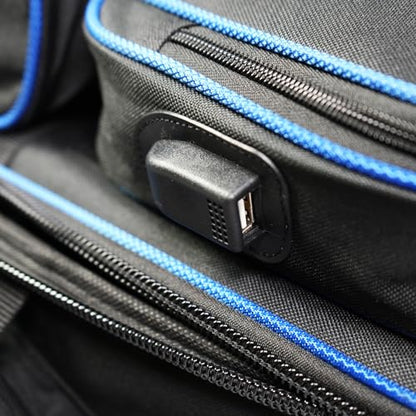 ELITE 3 Ball Slim Triple Tote Bowling Bag | Great for Tournaments and Travel | Rolling Bowling Bag With Wheels | Removable Shoe Compartment | Bowling Bags With USB Charging Port and Storage Pockets