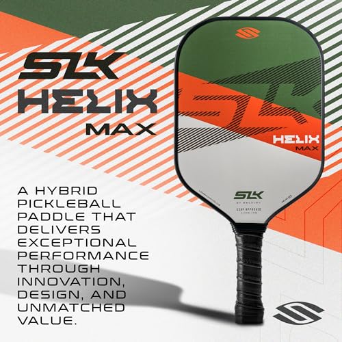 Selkirk Sport SLK Helix Pro Pickleball Paddle | Carbon Fiber & Fiberglass - color: Legend Olive