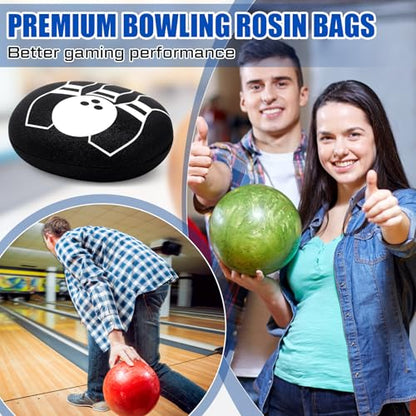 Lewtemi 2 Pcs Bowling Rosin Grip Bags Powder Bowling Grip Sack for Drying Hands Golf Accessories