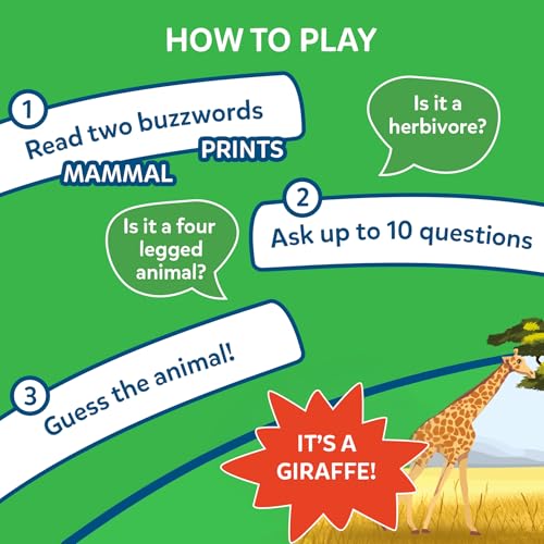 Skillmatics Guess in 10 Animal Planet, Card Game, Perfect for Boys, Girls, Kids, Teens, Adults Who Love Animals, Trivia Games, Travel Games, Screen-Free Fun, Gifts for Ages 6, 7, 8, 9, 10, and Up - style: 1. Animal Planet