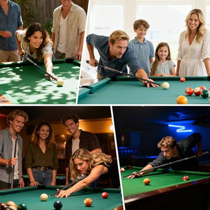Carbon Fiber Pool Cue Stick 58" Professional Pool Sticks for Adults Full Carbon Technology Low Deflection Pool Cue Billiard Cues with 12.5mm Tip - color: Grey-H3