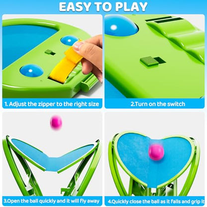 Toss and Catch Ball Game Set, Outdoor Toys for 3 4 5 6 7 8 9 Year Old Kids Family, Pop Pass Catch Balls Backyard Game for Beach Park Camping Pool, Catch Ball Toys Game Birthday Gifts for Boys Girls