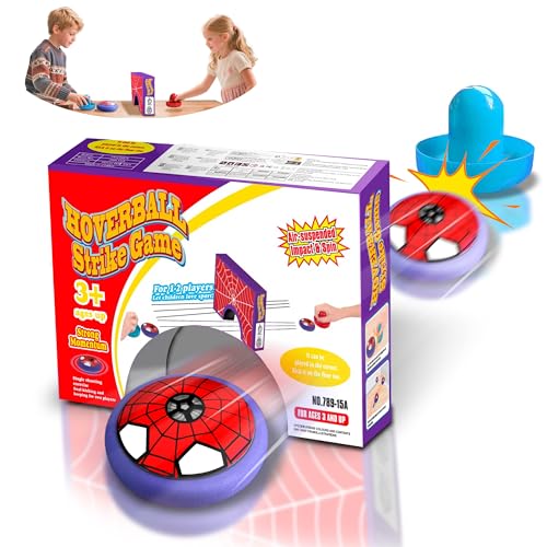 Tabletop Air Hockey Game for Kids,Hover Shell Strike Toy,Tabletop or Floor Multiplayer Sports Game for Ages 4-10,Boy Birthday Gifts-Boy Toys Age 4 6 7 8 9 10 Year Old,Ice Hockey Football