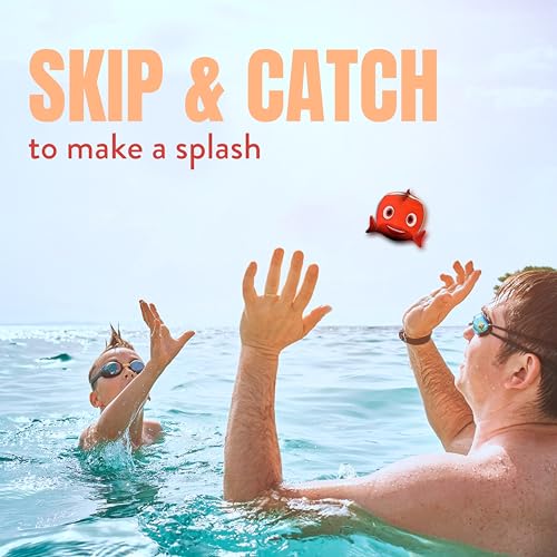 Activ Life The Ultimate Water Skip Balls, Water Bouncing Ball for Swimming Pool, Beach Toys for Friends, Family, Kids and Adults - style: Clown Fish