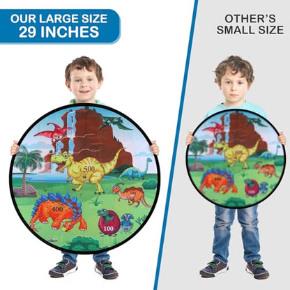 Accmor 29" Large Dart Board for Kids, Kids Dart Board with Sticky Balls, Backyard Indoor Outdoor Games Birthday Gifts for 3 4 5 6 7 8 9 10 11 12 Year Old Boys Girls