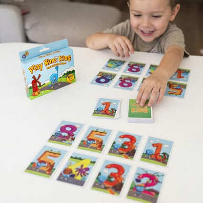 Play Nine Kids: Mini Golf Card Game – Learn and Match Numbers, Fun Math & Strategy Skills for Kids - Family Board Game – Easy to Learn, Educational Number Matching – 2-4 Players, Ages 3+