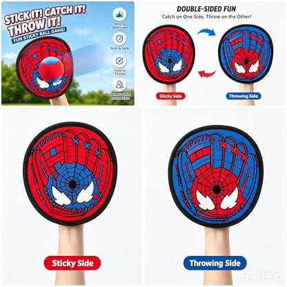 Toss and Catch Ball Game, Kids Toddler Baseball Glove & Catch Ball Toys Outdoor Games Toy for Family Beach Yard Pool Camping, Fun Gifts for Boys& Girls Ages 3 4 5 6 7 8-12 Years Old