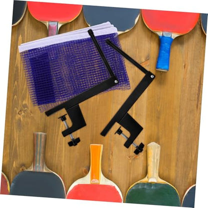 Abaodam Portable Table Tennis Net Set Posts Universal Elastic Mesh for Indoor and Outdoor Use Retractable Design for Easy Setup for Training and Competition